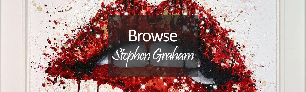 Stephen Graham art - read my lips