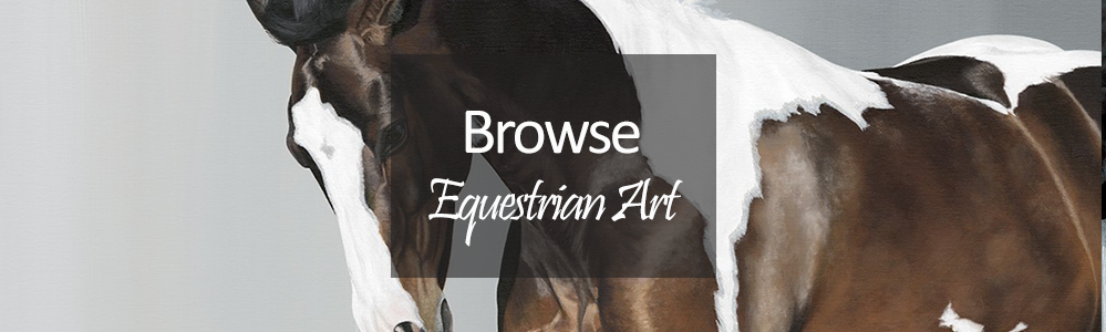 skewbald Horse - Equestrian Art, Paintings and Prints